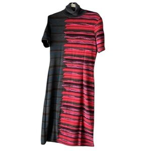 Vintage Missoni Dress Sz 44 90% Merino Wool Striped